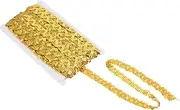 TEHAUX 1 Roll Sequin Braid Trim Ribbon Elegant Sewing Lace for DIY Crafts Festive Decoration Garment Accessories Yards Color Durable and Safe Material