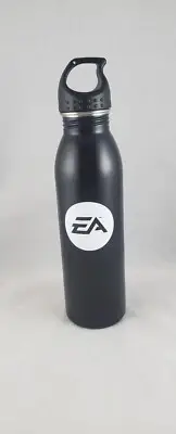 H2go Solus Collectible Water Bottle “EA Games” Black Stainless Steel New!