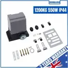 Heavy Duty Sliding Electric Gate Opener Automatic Motor Remote Kit Garage 1200KG