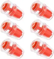 PEUTIER 6pcs Bite Valve Replacement Sheath for Osprey, Silicone Hydration Pack Bite Valve Replacement Nozzle Mouthpiece for Hydration Pack System