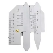 Metric Inspection Ruler Measure Tool 0-75mm Weld Measure Caliper Weld Seam Gauge