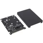 44PIN MSATA To 2.5 In IDE HDD SSD MSATA To PATA Adapter Converter Card with Case