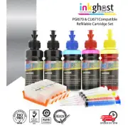 Refillable ink cartridges for Canon MG6865, MG6860, MG5765 code PGI670 CLI671 XL