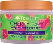 Tree Hut Cherry Rave Whipped Shea Body Butter | Long-lasting Hydration Leaves Skin Feeling Soft & Moisturized | Limited Edition Fall | Nourishing Essential Body Care | 8.4 fl oz.