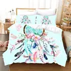 Single/Double/Queen/King Bed Quilt/Doona/Duvet Cover Set Featehr Bell Pillowcase