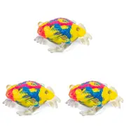3PK Keycraft Inkerz Frog Squishy Stress Relief Tactile Sensory Toy Assorted 3y+