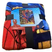 Spider-Man Web Marvel Super Plush Throw New 46x60 Great Gift Idea