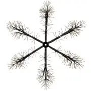 Northlight 24" LED Lighted Snowflake Christmas Decoration, Warm White Lights