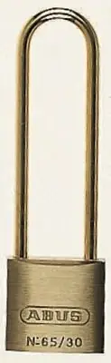 Abus BRASS KEY PADLOCK 5x70mm Shackle, 30mm Body, Weather Proof, Rust Free