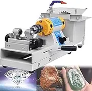 Lapidary Rock Grinder Polisher - 750w Multifunction TableSaw Jewelry Rock, Polishing Bench Lathe Polisher Drilling Machine - 800-10000 RPM Saw Polishing Bench Lathe Polisher Drilling Machine