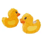 Fun Express Mini Rubber Duck Tissue Paper Piñata Decorations - 3 3/4", 3 Pieces