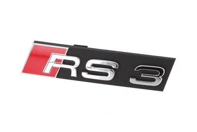 NEW AUDI RS3 8V FRONT RADIATOR GRILLE EMBLEM BADGE 8V48537362ZZ