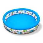 48" Inflatable Kiddie Pool - Thick Vinyl, Quick Inflate, Children's Play Pool