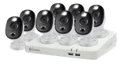 Swann 8 Channel DVR with 1TB HDD & 8 Sensor Warning Light Bullet Camera
