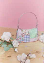 [Sugar Thrillz] Planting Dreams Patchwork Baguette Bag