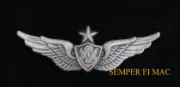 MINI SENIOR AIRCREW WING HAT LAPEL PIN US ARMY CORPS US AIR FORCE VETERAN GIFT