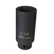 SK Hand Tools 34236 1/2" Dr. 10/8" 6pt Deep Fractional Impact Socket