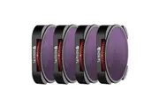 Freewell 4-Pack ND/PL Bright Day 4K Series Filter Set for HERO9 / HERO10 Black