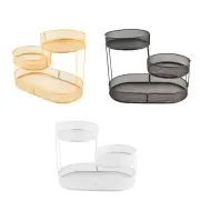 Countertop Fruit Basket 3 Tier Iron Fruit Stand Metal Wire Storage Basket
