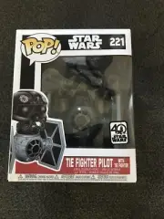Star Wars - TIE Fighter Pilot with TIE Fighter Pop! Deluxe Figure NEW Funko