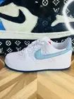 Size 12 - Nike Air Force 1 Low Puerto Rico 2022 Af1 White Blue DQ9200 100