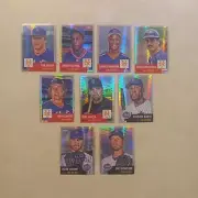 2022 Topps Chrome Platinum New York Mets Prism Refractor Lot (9)