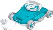 Bestway AquaTronix G200 Robotic Pool Vacuum Cleaner | Ideal for Flat-Bottom Inground or Above Ground Swimming Pools Up to 538 Sq Ft | Cordless Design with 90 Mins Run Time