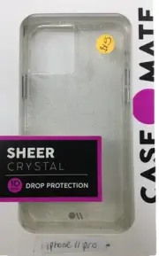 Case-Mate Sheer Crystal Case for Apple iPhone 11 Pro