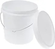LIFKOME Airtight Plastic Bucket Food Grade Storage Container with Handle and Lid for Long Term Dog Food Pet Supplies and Liquid Storage Versatile Heavy Duty Bucket for Home