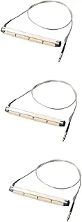 BESTonZON 3pcs Wood Bass Accessories Piezo Pickup for Acoustic Bass Perfect 4-string Pickup