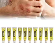 LKHYL 3Pcs Chinese Herbal Eczema Psoriasis Cream, Organic Eczema Herbal Healing Cream, Traditional Healing Cream for Dermatitis, Inflammation and Rashes, Anti-Itch Cream External Use Only