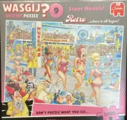 Wasgij 1000pc Destiny Retro #9 Super Models 2024 Jigsaw Puzzle NIB