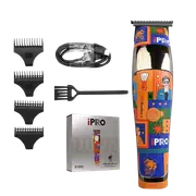 Professional Cordless Hair Clipper USB Rechargeable Graffiti Style 1600mAh Electric Hair Clipper Beard Trimmer Type-C