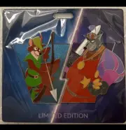 D23 Expo 2024 Disney Heroes vs Villains Robin Hood LE 400 MOG Pin