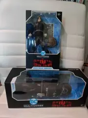 McFarlane Toys DC Multiverse BATMAN Batcycle/Unmasked Batman SET (2) NEW 2022