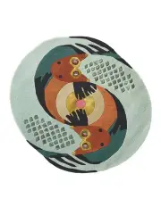 Ted Baker Zodiac Pisces 162205 Round Rug In Multi