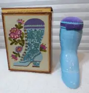 Vintage Avon Blue High Heel Shoe Sonnet Cologne Bottle, 5 1/8 In. Tall, NIB