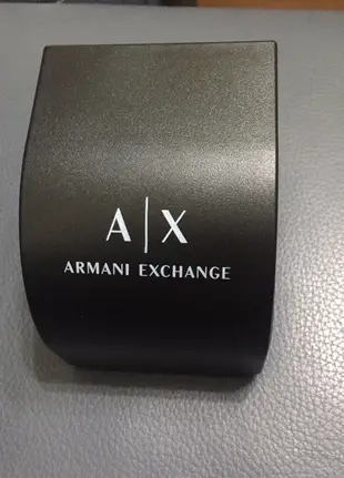 【Armani Exchange】AX 手錶 腕錶 三眼 阿曼尼 不鏽鋼 黑色 橡膠錶帶 男款 AX1326