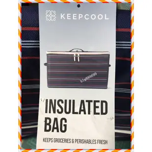 好市多購物袋 KeepCool 摺疊式 箱型 保溫保冷 購物袋 好市多代購 保冷袋  #1527314 超取限1件