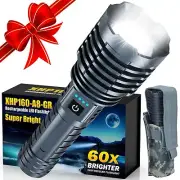 Super Bright LED Flashlight 1800000 High Lumens, Rechargeable Handheld Flashl...