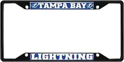 FANMATS 31392 Tampa Bay Lightning Metal License Plate Frame Black Finish