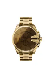 [Diesel] Diesel - Mega Chief chronograph gold-tone stainless steel watch - Timeframes - Man - Gold UNI Gold