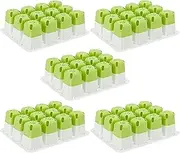 Seedling Starter Trays Reusable | Plant Cultivation Hole Pot,Indoor Plant Growing Sprouting Container, Set of 5 Silicone Germination Pots for Vegetable Fruit