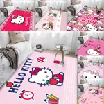 HELLO KITTY 卡通地毯家居裝飾防滑地墊超柔軟地毯臥室廚房地墊 100*200CM 100*160CM 80*1