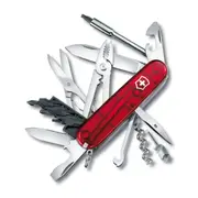 Victorinox CyberTool M Swiss Army Knife - Translucent Red
