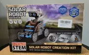 STEM 12-in-1 Solar Robot Creation Kit With 190 Easy Build Pieces New