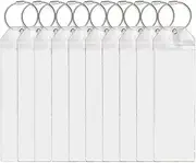 ETERNALLOOG 10Pack Clear Waterproof Cruise Luggage Tags for Royal Caribbean and Celebrity Ships