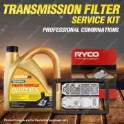 Ryco Transmission Filter + Full SYN Oil Kit for Mitsubishi Challenger Triton MK