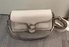 COACH Tabby Shoulder Bag 26 Signature Canvas White Chalk C1032 outlet New