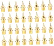 [BCOATH] 32pcs Shoe Nails Unpierced Earrings Stinger Nail Accessories Goldendoodle Accessories Gold Sneakers Spikes Track Shoes Lighter Metal Track Spike Running Short Shoes